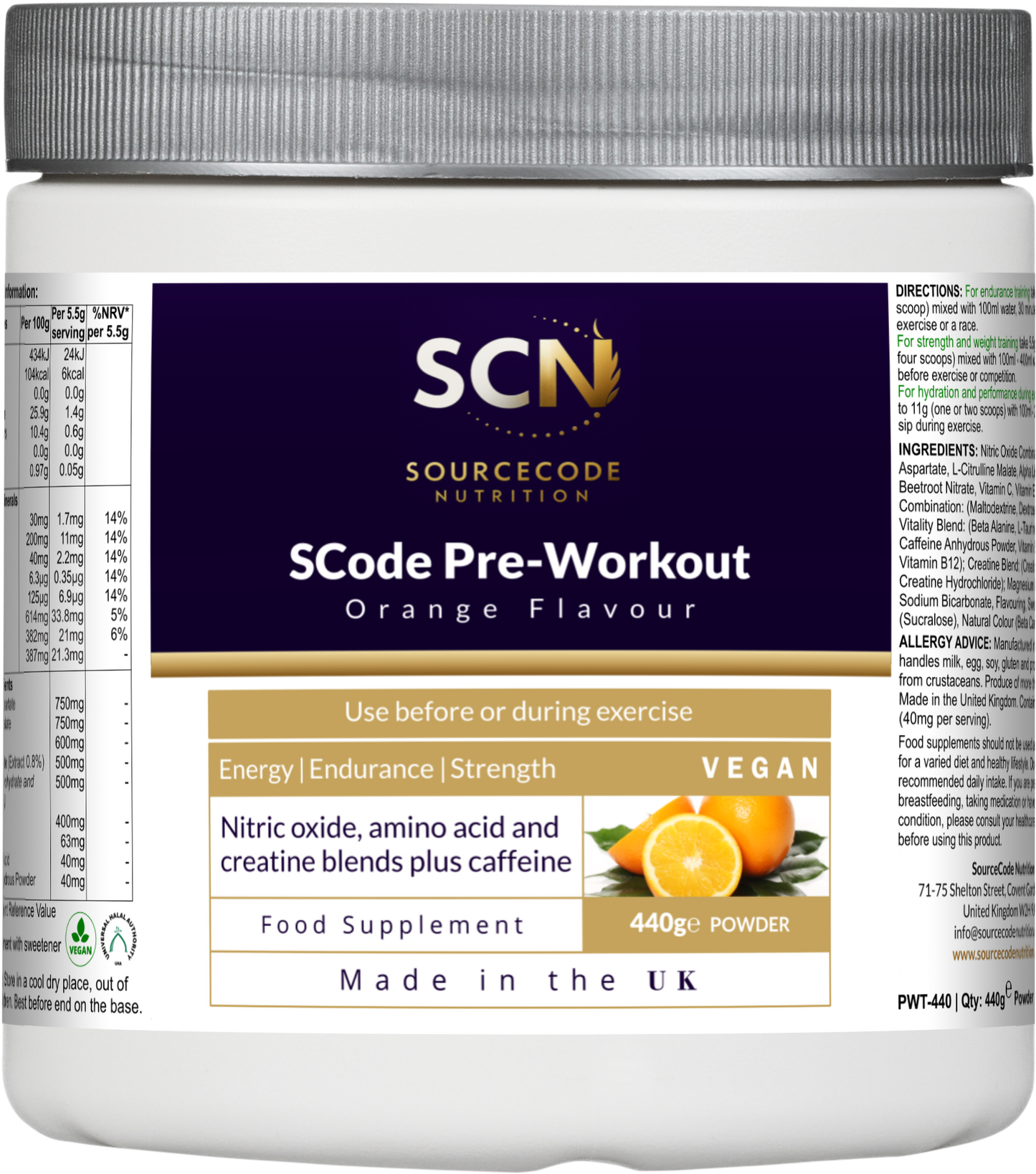 SCode Pre-Workout