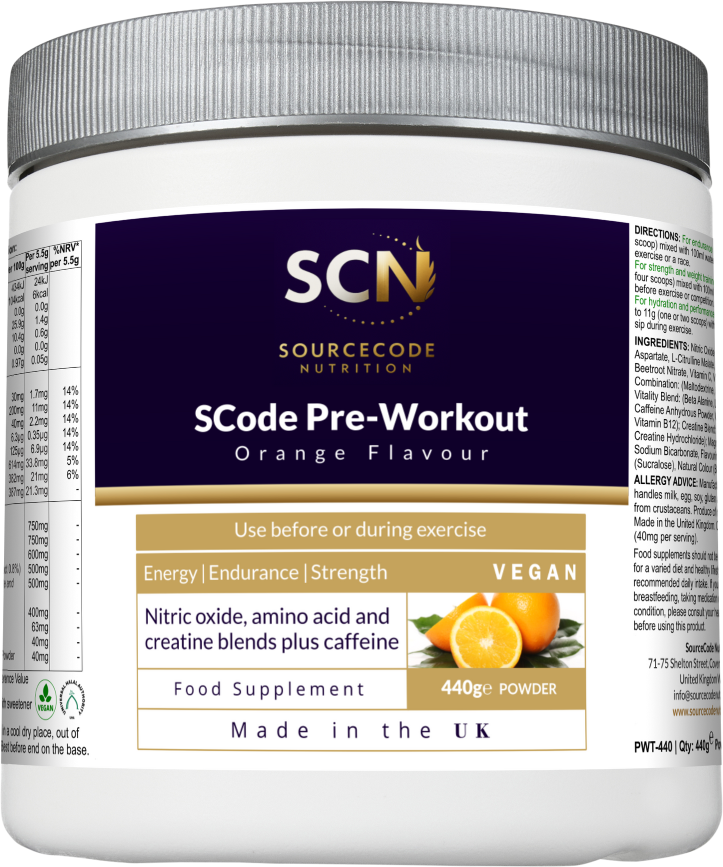 SCode Pre-Workout
