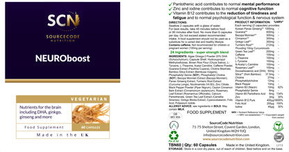 🧠  NEUROboost – Cognitive Clarity Formula