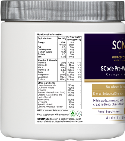 SCode Pre-Workout