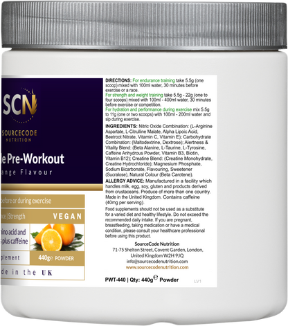 SCode Pre-Workout